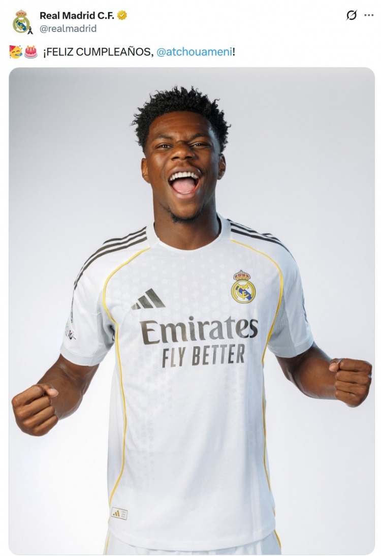 yl23455永利官网-皇马祝琼阿梅尼26岁生日快乐，球员加盟以来出战174场斩获8冠